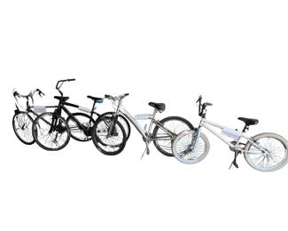 4 Bikes-Elite BMX Destro Freestyle & BMW Q3.S Folding & Vintage Blue Max Endura 150 & Next Power X