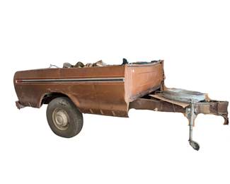 Ford DIY Truck Bed Utility Trailer & Scrap Metal Accumulation