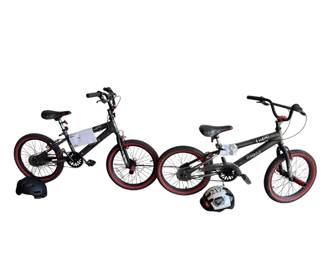 Kent 18" Abyss Boys' Freestyle BMX Bikes with Helmets