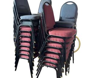 Upholstered Stacking Banquet Chairs