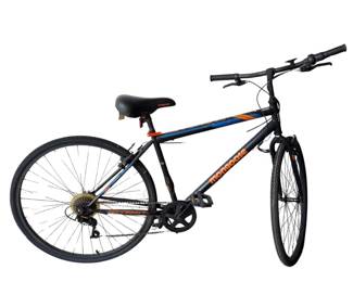 Mongoose Black & Orange Multi-Speed Hybrid Bike