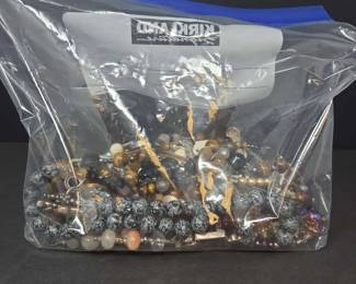 Large Mixed Lot of Handmade Artisan and BohemianStyle Craft Jewelry Necklaces