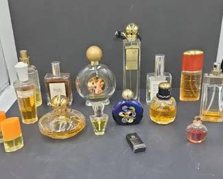 17Piece Fragrance Lot Incl. Nikki de Saint Phalle, Etienne Aigner, Tiffany, and Yves St. Laurent