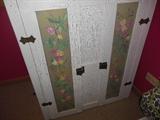 Re Purposed Vintage Cupboard original hardware