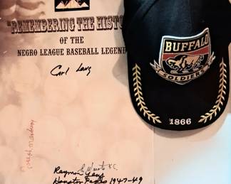 Buffalo Soldier & Signed Negro Baseball League Legends