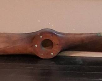 Wood and Brass Propeller!