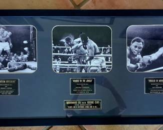 Muhammad Ali Framed Collectors Photographs