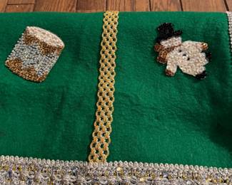 6 ft felt holiday table runner 