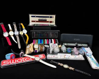 Watch Collection with Ecclissi, Swatch  Interchangeable Bands
