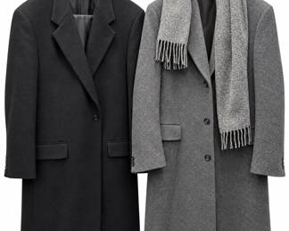 Hammerley Wool Cashmere Blend Overcoat, EvanPicone Blazer  JPS a. Bank Trousers