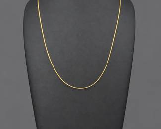 14K Italian Yellow Gold Snake Chain Necklace3.00g