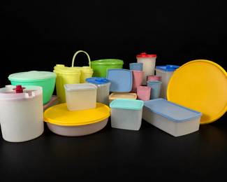 Vintage Tupperware Collection with Storage Containers, Bowls  Tumblers