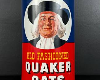 Regal China Quaker Oats Old Fashioned Advertising Canister with Lid