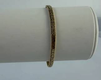 14K Gold Mexican Bracelet 10.49g
