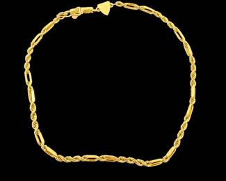 Beverly Hills Gold 14K Dainty Thin Bracelet  2.61g