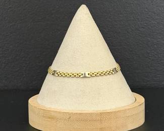 14K Yellow Gold Turkish Link Bracelet, 6.86g