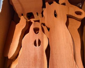 Wooden Manger Scene