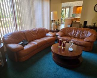 Leather couches