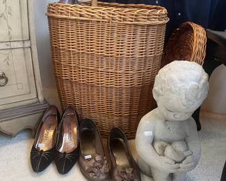 Wicket Basket, Cement Statue, Women's Shoes