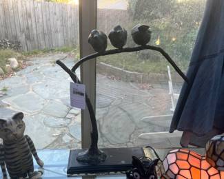Metal Bird Statue