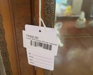 Louis XVI-Style Vitrine Cabinet