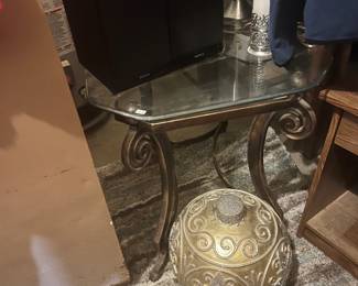 Glass Top Table