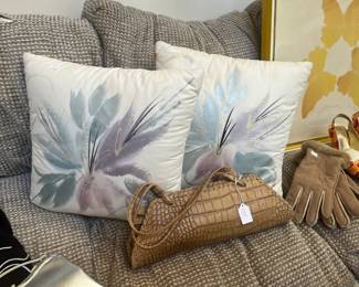 Decorative Pillows, Purses, Women's Gloves