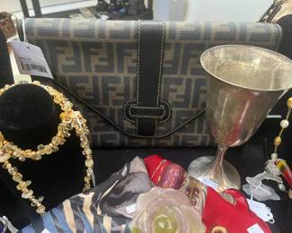 Vtg Fendi Zucca Purse