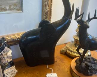 Stone Elephant Sculpture