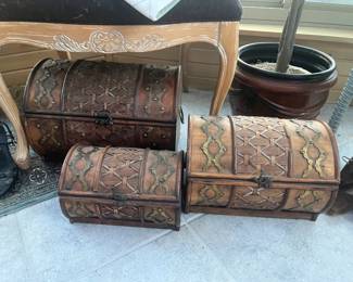 Decorative Wooden Storage Chests