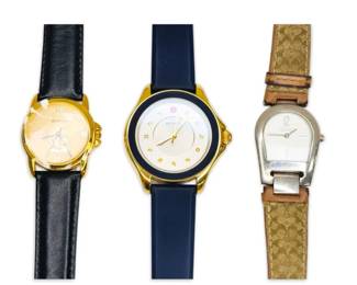 Coach, Michele Cape And Readers Digest Tourneau Quartz Watches