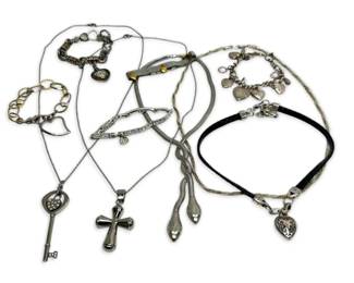 Givenchy, Brighton, And More Stainless Steel And Silver Toned Jewelry
