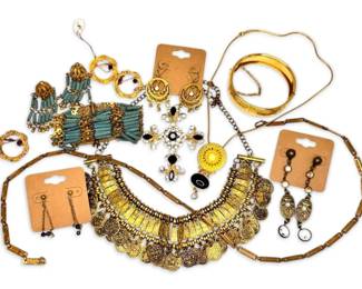 Chunky Gold Toned Vintage Jewelry