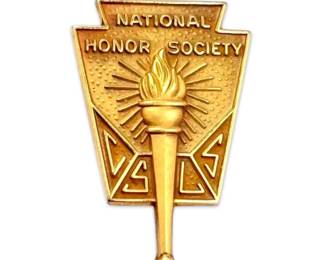 10k Gold National Honor Society Lapel Pin 2g