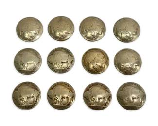 Buffalo Nickel Button Covers