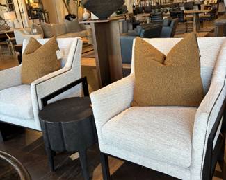 White Wingback Armchairs