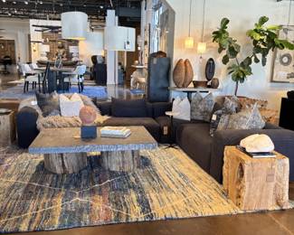Blue Modern Modular Sectional