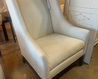 White Wingback Chair 