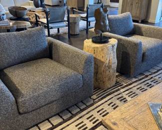 Gray Swivel Chairs