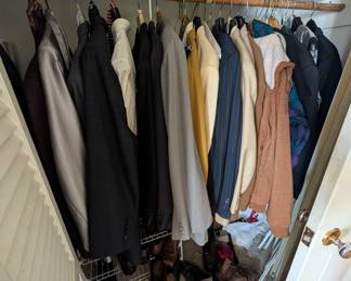 men's clothing and suits