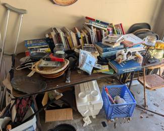 various garage items