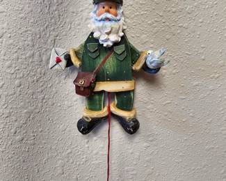 Wooden Pull Toy Santa