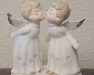 Kissing Porcelain Angels