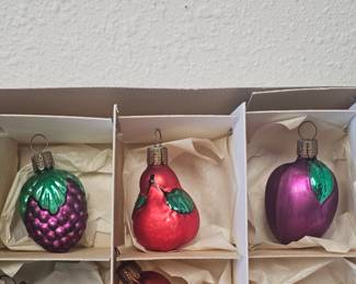 West Germany Ornametns Fruit