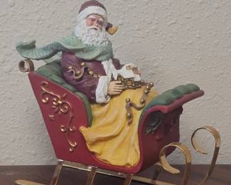 Thomas Kinkade Santa Sleigh