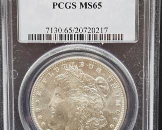 1881-S Silver Dollar MS 65