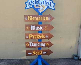 Octoberfest Tall Sign - Oktoberfest