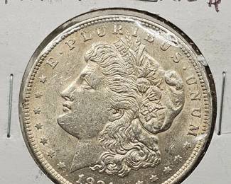 1921 Morgan Silver Dollar