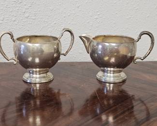Sterling Creamer & Sugar'
