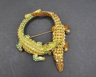Alligator Brooch